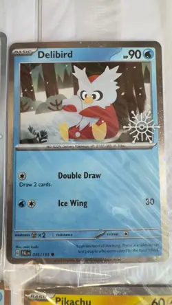 Pokemon 2025 Holiday Calendar Stamp Promos - Complete Set Of 8 with coins - Image 5