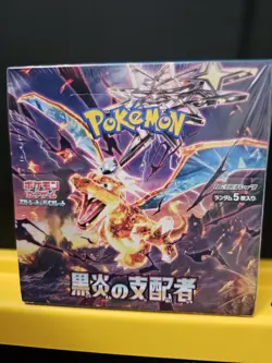 Pokemon TCG Scarlet & Violet - Ruler of the Black Flame Booster Box SV3 30 Packs 4521329331386 - Image 1