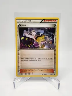 Pokemon TCG Karen XY177 Black Star Promo 2016 NM/M - Image 1