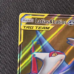 Pokemon TCG Latias & Latios GX (Full Art) 169/181 Tag Team Sm-Team Up Holo HP - Image 2