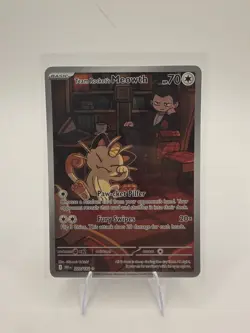 Pokemon TCG - Team Rocket's Meowth 203/182 Sv10: Destined Rivals Holo - Image 1