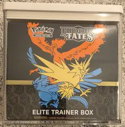 Pokemon Hidden Fates Elite Trainer Box ETB w/Protective Case -Factory Sealed New - Image 1