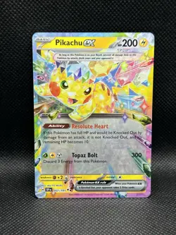 Pikachu 057/191 DOUBLE RARE HOLO Surging Sparks Sv08 Pokemon English Foil TCG - Image 1