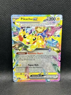 Pikachu 057/191 DOUBLE RARE HOLO Surging Sparks Sv08 Pokemon English Foil TCG - Image 3