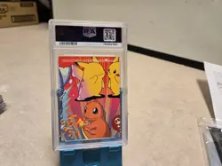 2000 TOPPS POKEMON TV ANIMATION SER 2 STICK-ONS #6 JIGGLYPUFF PSA 9 - Image 3