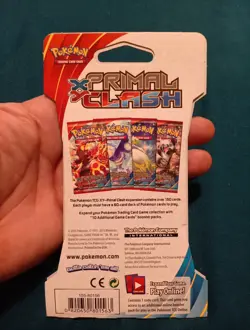 2015 Pokemon TCG XY Primal Clash Sleeved Booster Pack Factory Sealed - Image 2