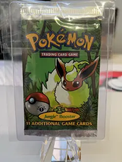 FACTORY SEALED 1999 Pokemon Jungle 1st Edition Booster Pack | Flareon | WOTC 🔥 - Image 1