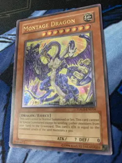 Yugioh Montage Dragon TDGS-EN014 Ultimate Rare Unlimited Near Mint - Image 3