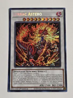 Jurrac Astero BLMM-EN018 Secret Rare Yugioh Battles of Legend: Monster Mayhem - Image 1