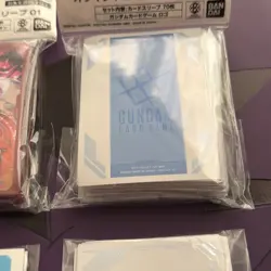 Char's Zaku Zeon Gundam Card Game Official Japanese 70 Sleeves BUNDLE - Image 3