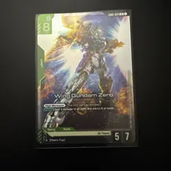 Gundam Card Game Newtype Rising Wing Gundam Zero GD01-024 LR - Image 1
