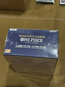 One Piece Card Game Romance Dawn Booster Box OP-01 (White) Unopened [CUT SEAL] - Image 4