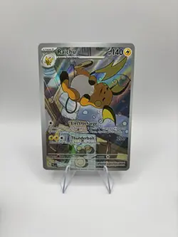 Pokemon TCG 2023 Paldea Evolved Raichu Card IR 211/193 NM OC - Image 1
