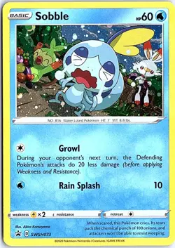 Sobble - Promo SWSH: Sword & Shield Promo Cards SWSH073 NM Pokemon - Image 1