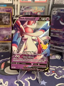 Dark Sylveon V SWSH134 SWSH: Sword & Shield Promo Cards Holo - Image 1