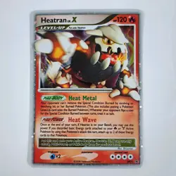 Pokemon TCG Cards Heatran LV.X DP31 Promo Holo LP - Image 1