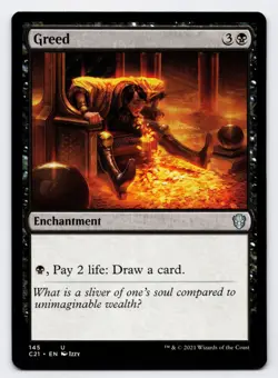 Greed [145] C21 Uncommon Non-Foil [MTG Card English] - Image 1