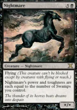 Nightmare ~ Near Mint 10th Edition Tenth MTG Magic UltimateMTG Black Card - Image 1