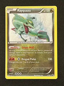 Rayquaza XY64 Holo Rare Pokemon Card XY Promo - Image 1