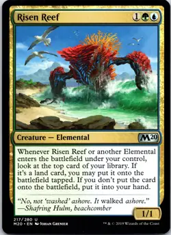 Risen Reef - Core Set 2020 #217 NM - Image 1