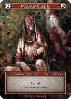 Sorcery: Contested Realm Noxious Corpse Ordinary Foil NM (GT) - Image 1