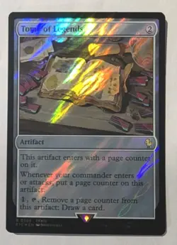 Tome of Legends (Surge Foil) Commander: Final Fantasy - MTG RARE - Image 1