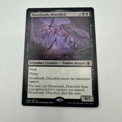 Ebondeath, Dracolich NM Adventures in the Forgotten Realms Regular MTG Magic - Image 1