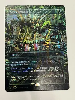 HALO FOIL - Crop Rotation - Encyclopedia Secret Lair Magic MTG SLC 0030 - Image 1