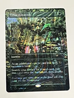 HALO FOIL - Crop Rotation - Encyclopedia Secret Lair Magic MTG SLC 0030 - Image 2