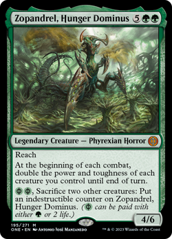 Zopandrel, Hunger Dominus Phyrexia: All Will Be One HEAVILY PLD ABUGames - Image 1
