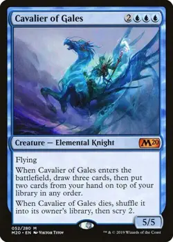 Magic The Gathering MTG CAVALIER OF GALES Core Set 2020 NM Near Mint - Image 1
