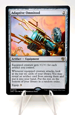 Adaptive Omnitool 0016- Commander Aetherdrift DRC - Rare Reg-Magic MTG NM - Image 3