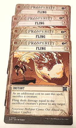 X4 Fling Outlaws of Thunder Junction: Breaking News Regular - Image 1