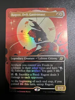 MtG Edge of Eternities Ragost, Deft Gastronaut (Borderless) Foil - Image 1