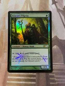MTG - AVACYN'S PILGRIM [FMN] - PROMO FOIL - EX/NM [+ FREE FOIL BOOSTER!] - Image 1