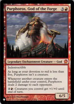 MTG Purphoros, God of the Forge (135) | NM | The List Reprints {LST} - Image 1