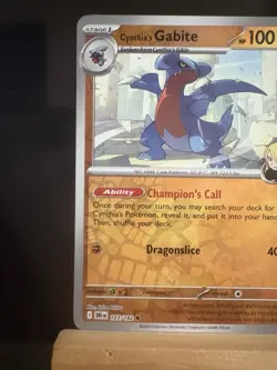 CYNTHIA’S GABITE - 103/182 Destined Rivals NM - Reverse Holo Common - Pokemon - Image 2
