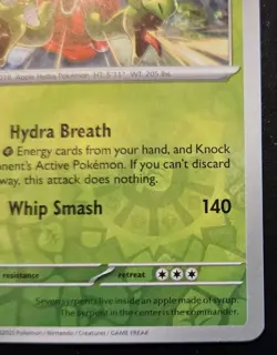 Hydrapple 018/182 Reverse Holo Rare Scarlet & Violet Destined Rivals Pokemon TCG - Image 5