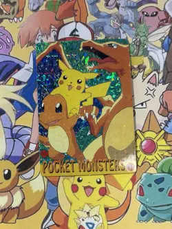 Pokemon Vintage Pocket Monsters Vending HOLO Prism Sticker 1999 Bandai Nintendo - Image 2