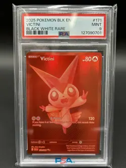 Pokemon TCG 2025 Victini Black & White 171/086 Mint PSA 9 - Image 1