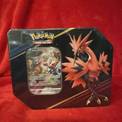 Pokemon TCG - Crown Zenith Tin - Galarian Zapdos - Factory Sealed! NIB - Image 1