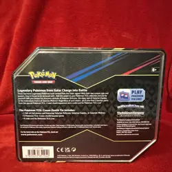 Pokemon TCG - Crown Zenith Tin - Galarian Zapdos - Factory Sealed! NIB - Image 2