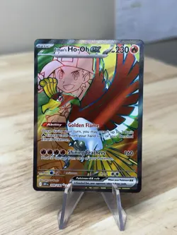 Ethan’s Ho-Oh ex Full Art Ultra Rare 209/182 Pokemon Destined Rivals English - Image 1