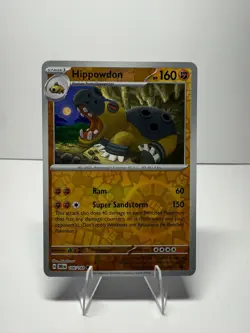 Pokemon Hippowdon #106/182 Destined Rivals English Reverse Holo - Image 1