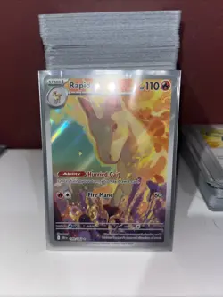 Rapidash Full Art Illustration Rare 189/182 Destined Rivals POKEMON NEAR MINT - Image 1