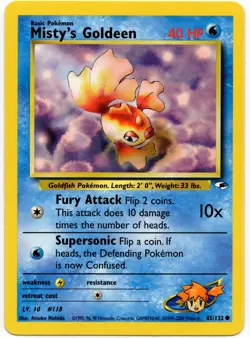 Pokemon - Gym Heroes Misty's Goldeen 85/132 LP - Image 1