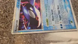 Pokemon TCG Kyogre EX Hidden Legends 94/101 Ultra Rare Holo | LP - Image 2