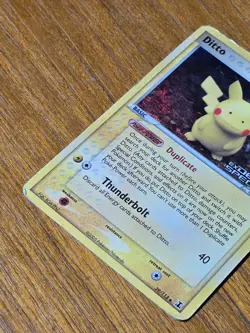 Pokemon Ditto (Pikachu) EX Delta Species Reverse Holo 39/113 Stamped LP See Pics - Image 3