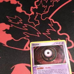 Unown O/28 EX Unseen Forces Holo Rare Pokemon Card TCG - Image 4