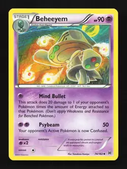 Beheeyem 74/162 LP BREAKthrough English Pokemon Card TCG - Image 1